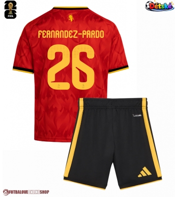 Belgie Matias Fernandez-Pardo #26 Domácí dres komplet pro Děti MS 2026 Krátkým Rukávem (+ Krátké kalhoty)